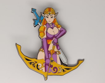 Zelda Queen Inspired 3x3in. Pin