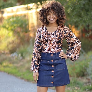 Cow print skirt video outlet
