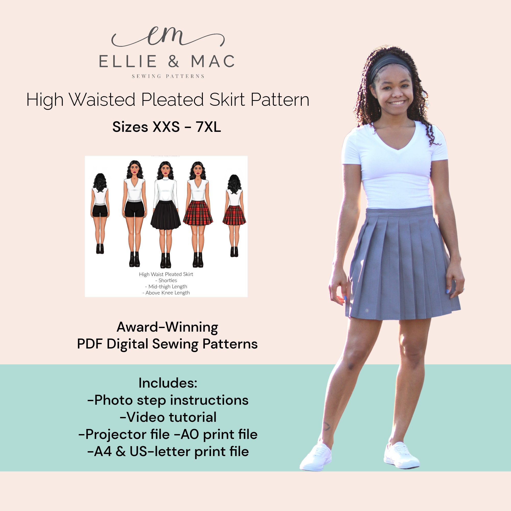 Pleated High Waist 