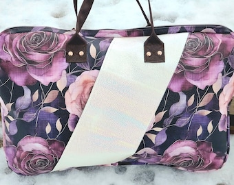 Schnittmuster für Laptoptasche & Tablettasche: Lilien-Design (Digital PDF)