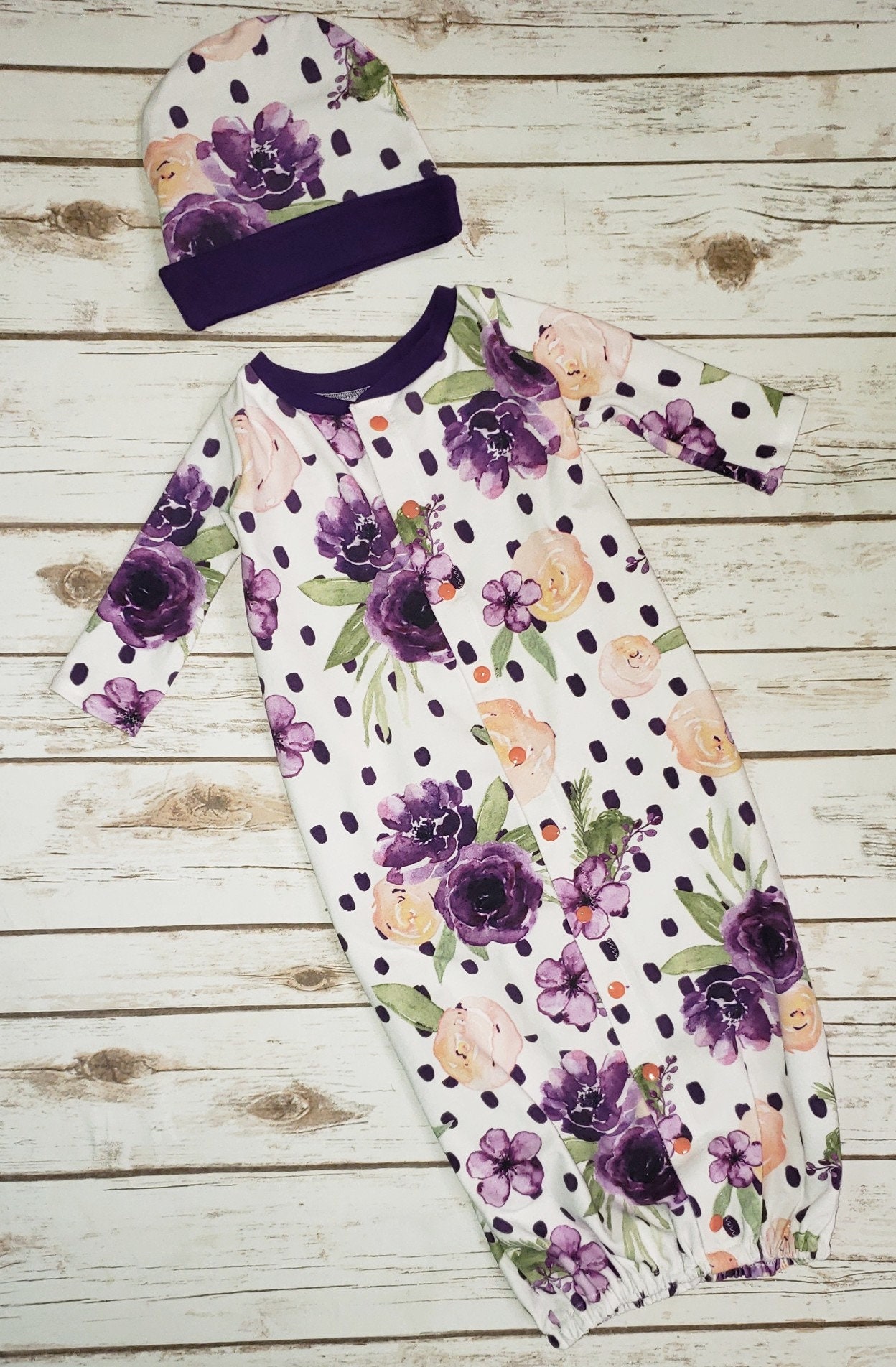 Baby girl sleeper gowns discount
