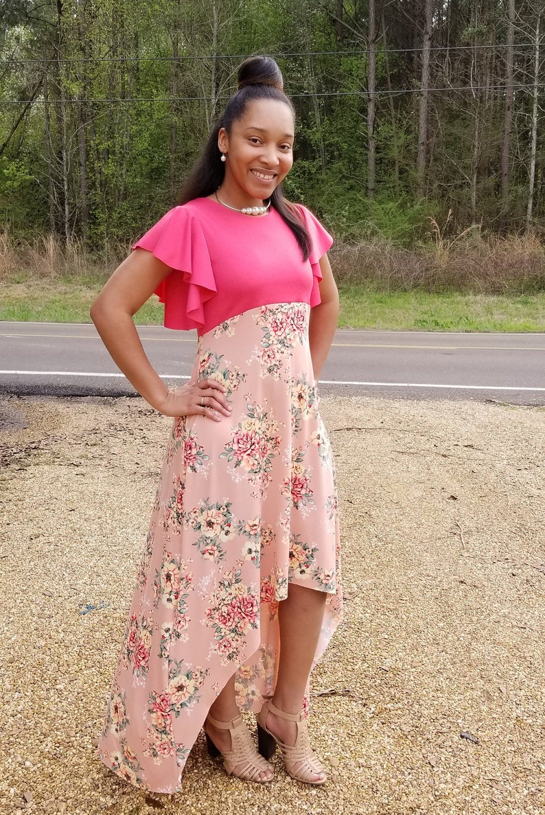Digital PDF Sewing Pattern Video Tutorial for Maxi Dress Etsy