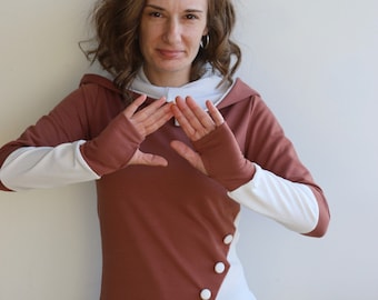 Ellie Red Mock Neck Ellie Red Mock Neck