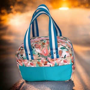 Take a Break Lunch Bag Sewing Pattern | PDF Insulated Tote | Reusable Lunch Bag Pattern | Beginner Friendly Project