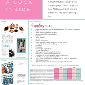 A photo that shows an example of the pattern instructions.