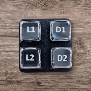 4Click Universal Bluetooth Cycling Controller | Programmable 4-Button Remote for Zwift, Rouvy & Virtual Riding | Macro Keyboard