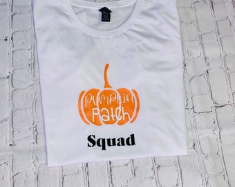 Custom pumpkin patch t-shirt