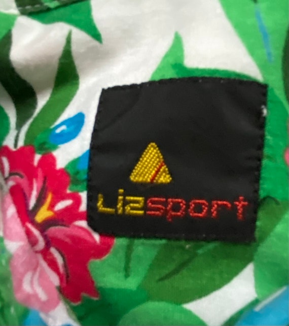 1990s LizSport Crop  Hawaiian Shirt - image 9