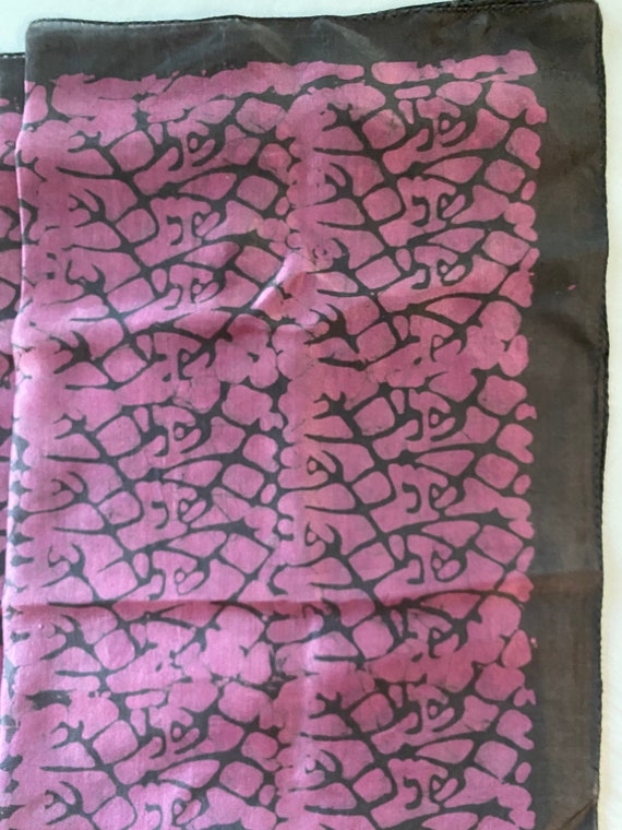 Aranya Naturals Hand Dyed Hand Woven Silk Scarf - image 6