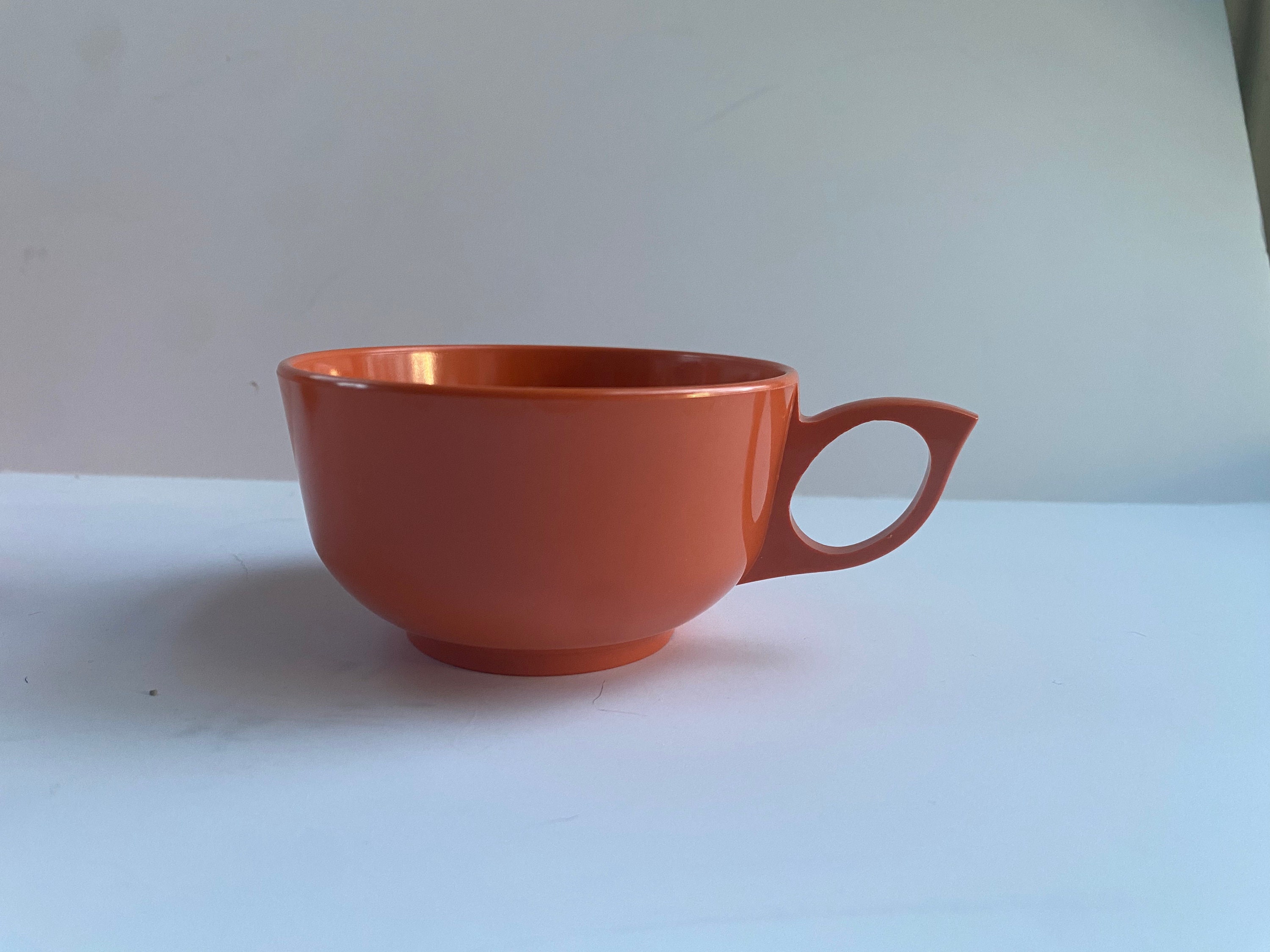 Vintage Orange Miramar Melmac Dinnerware Cups 108 Etsy Australia