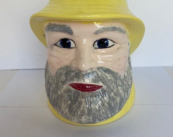 Vintage Fisherman Ceramic Mug
