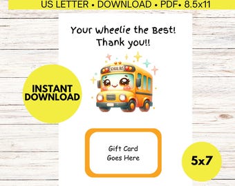 Bus Driver's Survival Kit ~ Fun Novelty Gift & Card Alternative