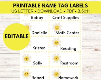 Cubby Name Tags, Kids School Labels, Classroom Labels, Name Stickers for school, Labels for School, School Supply Labels, School Name Labels