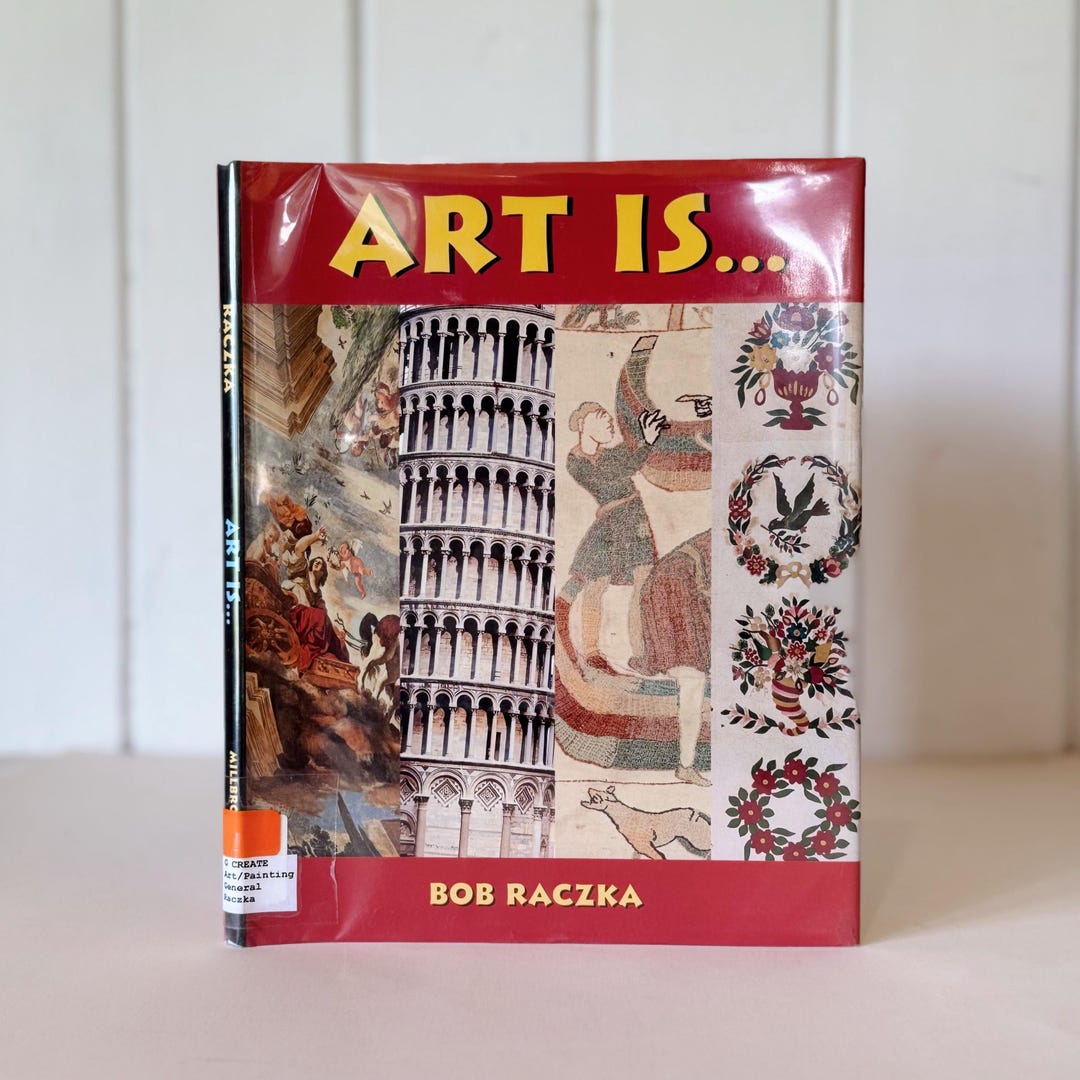 Bob Raczka Picuters Art Is..., Bob Raczka, Children's Art and Picture Study Hardcover - Etsy