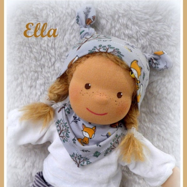 Ella, doll girl, cloth doll, Waldorf doll, unique