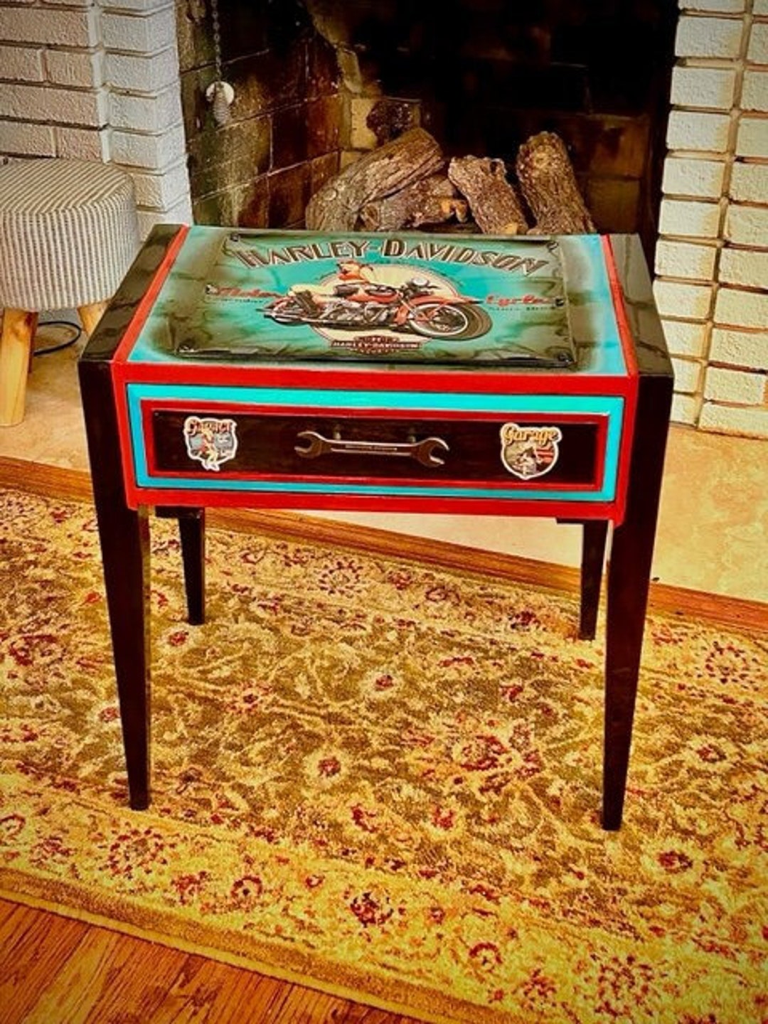 Harley Davidson Table - Etsy