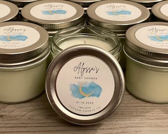 Baby Shower Candles | Candle Baby Shower Favors | Bulk Baby Shower Favor Candles | Custom Candle Favors | Baby Shower Favors