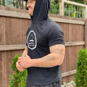 Unisex Hoodie Kurzarm Hoodie