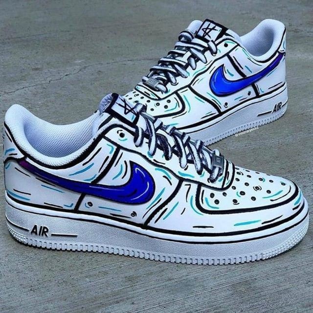 Custom Sneakers L Cartoon Nike Air Force 1 L Made to Order L - Etsy