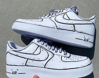 cartoon custom air force 1