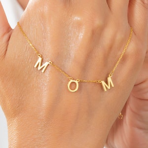 Colar Mama Prata, Colar com Letras Pequenas, Colar Mama Ouro, Colar Mama To Be, Colar Mama 14k, Colar Coração Guerreiro Mama