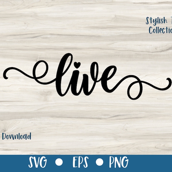 LIVE | SVG Files for Cricut | Stylish Text Collection | Card Making | Words | Scrapbooking | One Word SVG | Commercial Use