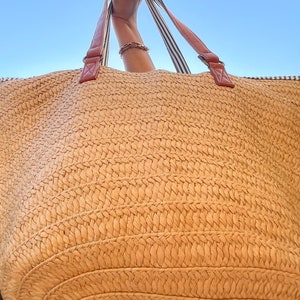 Straw Beach Bags Tote Tassels Bag Summer Handwoven Shoulder Bag