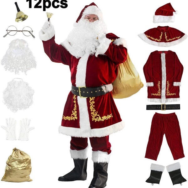 Santa Claus Costume - Etsy