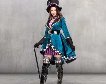 mad hatter alice in wonderland costume for girls