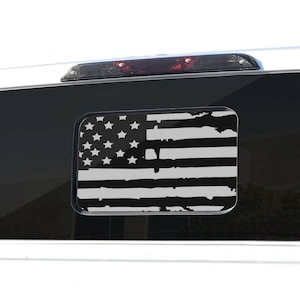 Rear Window distressed American Flag decal sticker for Ford Maverick 2022 2023
