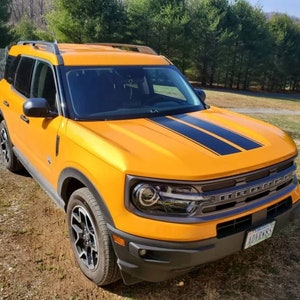 Hood stripes graphics decals for Ford Bronco Sport 2021 - 2025 - V4