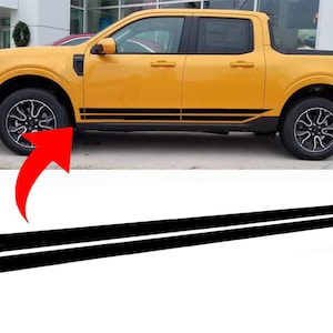 Side vinyl graphics side stripes decals for Ford Maverick 2022 - 2025 - v2 Exterior Accessories