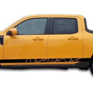 Ford Maverick Side vinyl graphics side stripes decals - 2022 - 2025 - v7 Exterior Accessories
