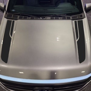 Hood Stripes graphics vinyl decals for 2023 - 2025 F150 Ford Lightning sticker exterior accessory