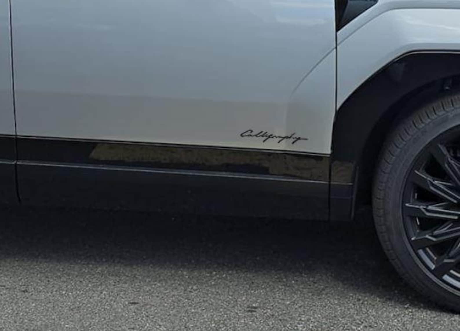 6" - 10" Calligraphy Script Window Decal Bumper Sticker - Etsy