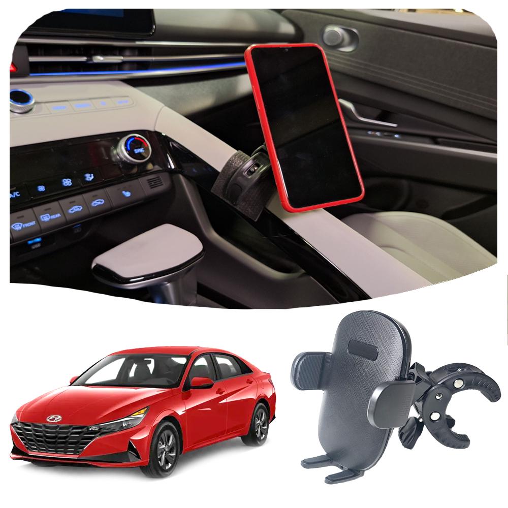 Custom Made Phone Mount holder made for Hyundai Elantra Dashboard (2021-2025) center console