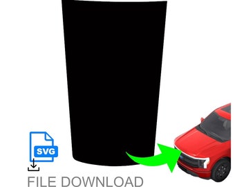 Car Truck Hood blackout  SVG vector digital file - [Not physical item]