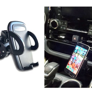 Soporte de montaje para teléfono celular con estante de tablero personalizado para Toyota Highlander (2021-2024)