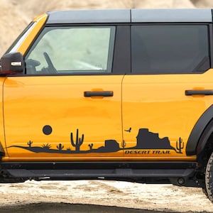 DESERT TRAIL door body stripes graphics decal stickers for Ford Ford Bronco Raptor and other trucks and suvs