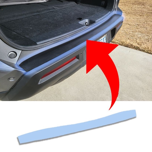 Rear bumper trunk scuff mark guard - clear PPF film for Nissan Pathfinder 2021 2022