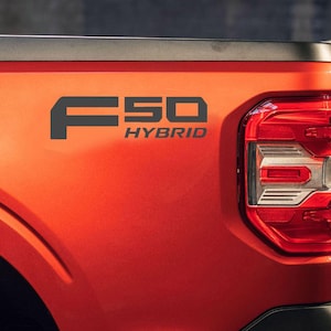 12" or 16" F50 Hybrid Bedside vinyl graphics decals for Ford Maverick (M1) - 2025 2026 Accessories - Gift idea