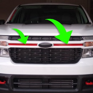 Cheetah print Custom decal for the grill of  Ford Maverick 2022 - 2025