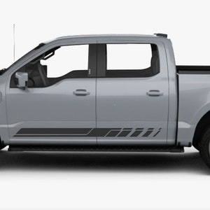Side stripes vinyl decals for 2023 2024 F150 Ford Lightning Exterior accessories