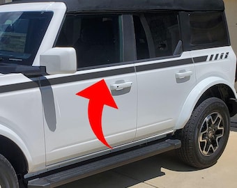 Bronco Retro stripes decals for Ford Bronco 2021 - 2026 - gift idea graphics