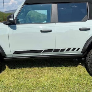 Side stripes decal stickers graphics for Ford Ford Bronco 6G 2021-2025