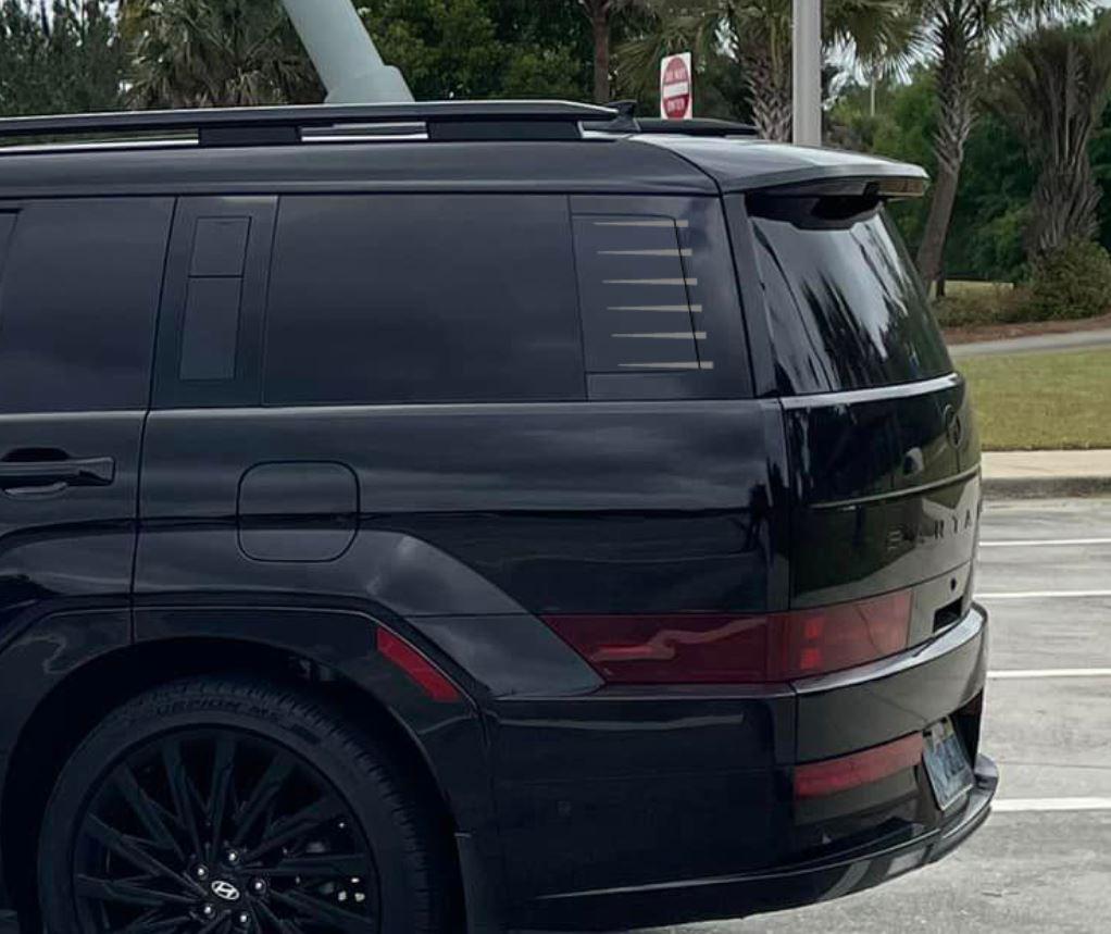 D Pillar Accent Stripes Vinyl Decals for Hyundai Santafe 2024 2025