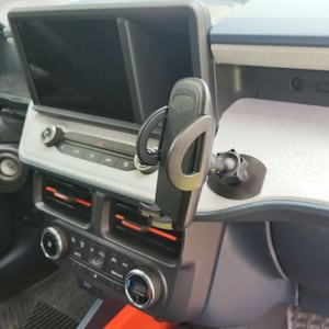 Custom made Ford Maverick phone mount holder for Dashboard cubby area (cradle) - Gift