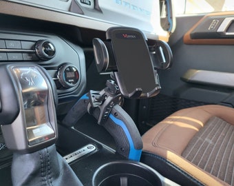 Custom made Ford Bronco phone mount center console holder for 2021-2025