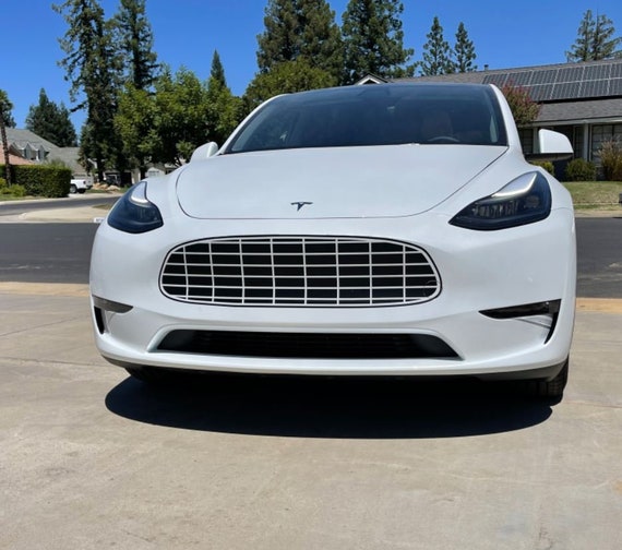 OUTLINE grille bumper Decal sticker compatible with Tesla exterior  decorative accessories for Model 3 & Model Y - V2