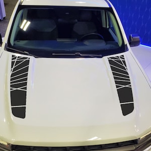 Vinyl Hood stripes for Ford Maverick 2022 - 2025  decal graphics